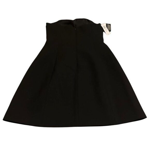 Babaton Appraise Black Strapless Dress Defined Waist Cocktail Size 4 Women's NWT - Picture 8 of 14